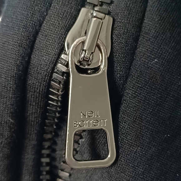 NEIL Barrett Ruben's Eagle Hybrid Crew Sweatshirt top sweater - Picture 10 of 14